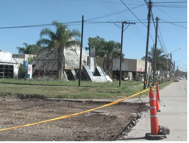 Inicio de obras  en Av. General Paz y Zeballos