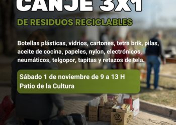 Este sábado habrá Canje 3×1