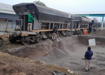 Llegaron 1.500 toneladas de piedra para completar el plan de pavimentación en Marcos Juárez