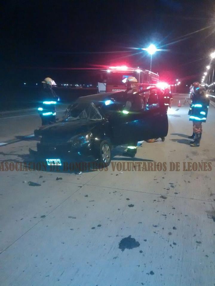 Accidente en la autopista