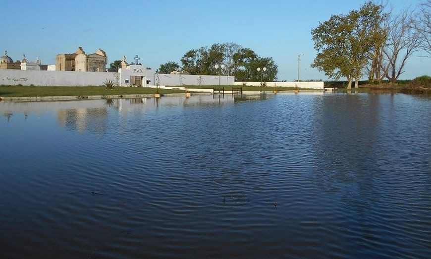 Declaran la Emergencia; Un barrio de Isla Verde bajo el agua