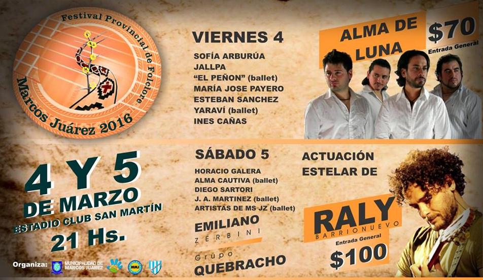 Lo que dejó el Festival Provincial de Folclore 2016