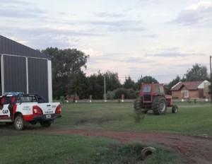 Mi tractor pasó de General Cabrera a Ballesteros, Inriville y Camilo Aldao”