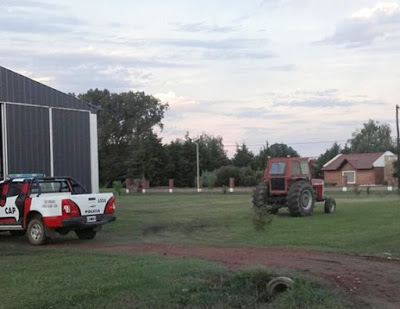Mega operativo en Camilo Aldao con el secuestro de cinco tractores luego de una causa por estafa en General Cabrera y Matorrales