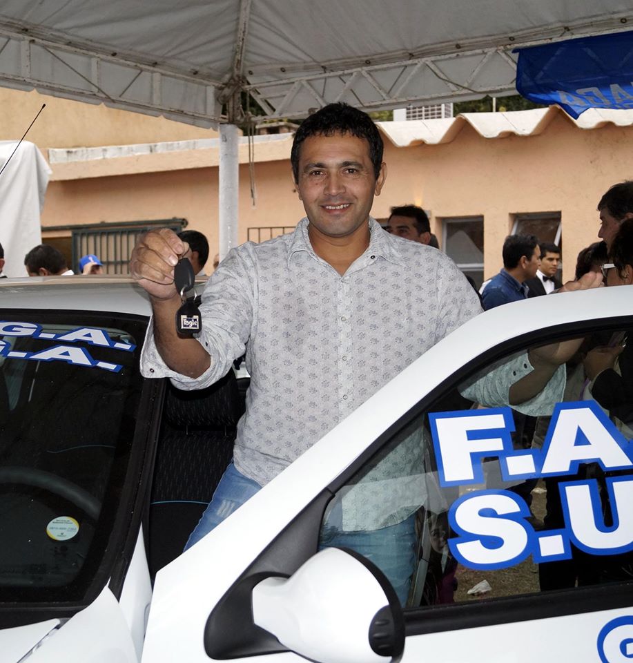 Empleado de la firma Benedetti de Marcos Juárez ganó un O KM en la Fiesta del “Sodero”