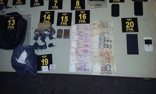 Operativo por drogas en una vivienda de calle Pasaje Martin Fierro con la detención de una mujer