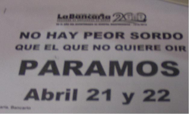 Confirmado: paro bancario de 48 horas para los días jueves y viernes