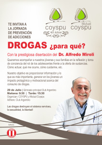Jornada sobre prevención de adicciones