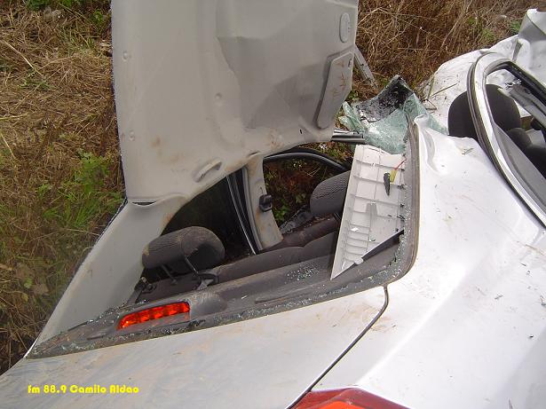 Un equino protagonista de un accidente en Camilo Aldao, con dos personas en estado reservado