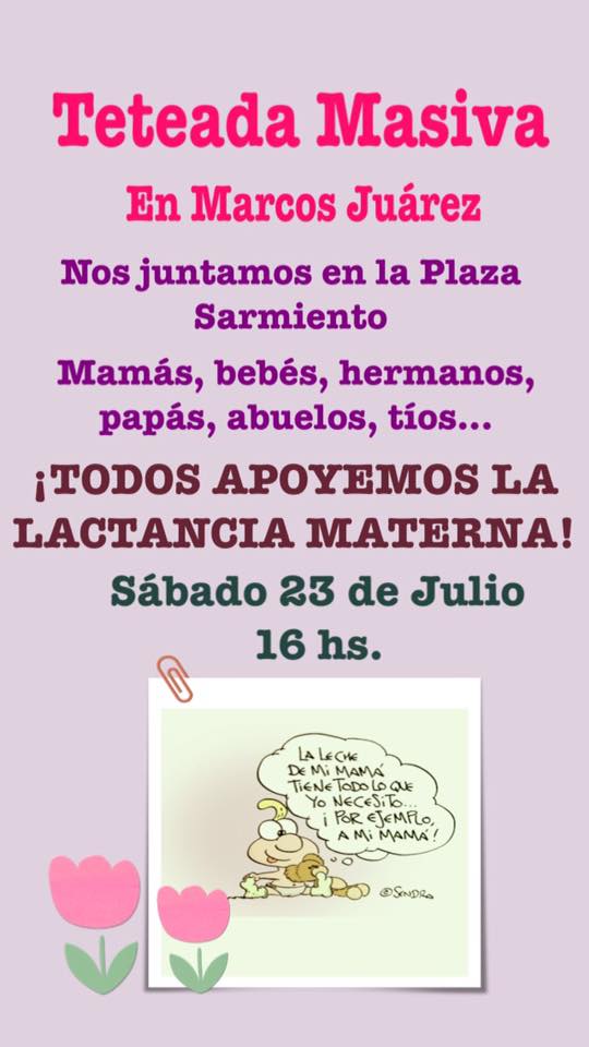 Encuentro Amar y Amamantar  en Marcos Juárez