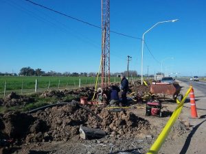 Quedó finalizada la perforación para la colocación de la bomba depresora