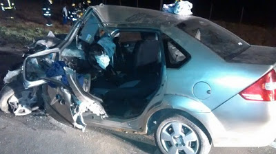 Choque en la ruta 158 en Las Mojarras con un joven fallecido de Pozo del Molle