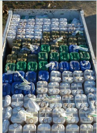 Recuperaron en Villa María 218 bidones de agroquímicos robados en la Cooperativa General Paz de Noetinger