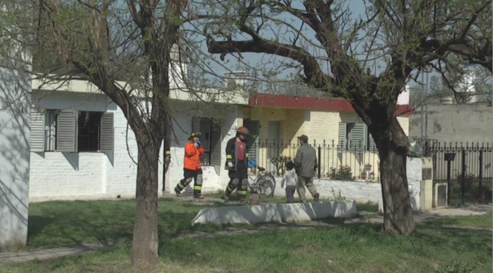 Incendio en vivienda de calle Saavedra 429