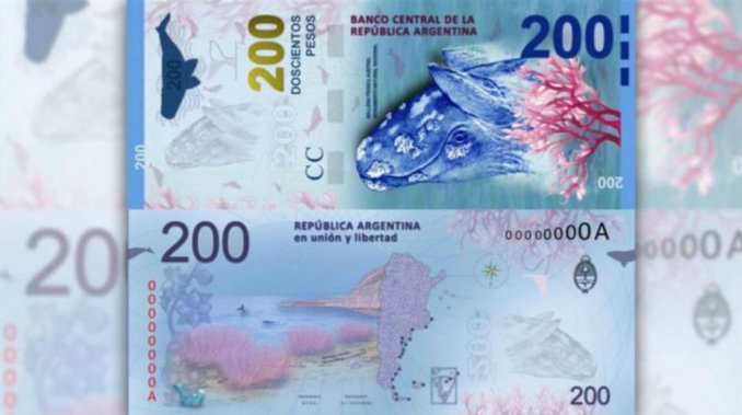 El billete de 200 pesos será lanzado el 26 de octubre