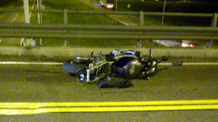 Carcarañá: murió motociclista al caer del puente ubicado en el cruce de ruta 26 y autopista