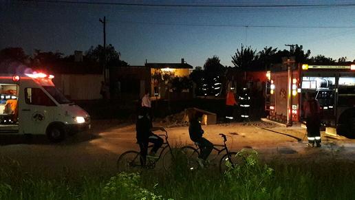 Incendio en vivienda de calle Pellegrini 1775