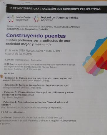 Construyendo puentes de diálogo entre la sociedad urbana y la producción agropecuaria.