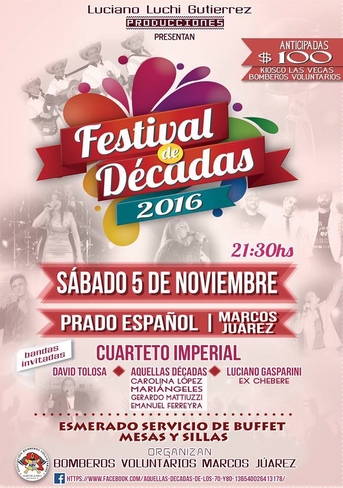 Primer Festival de décadas 70- 80