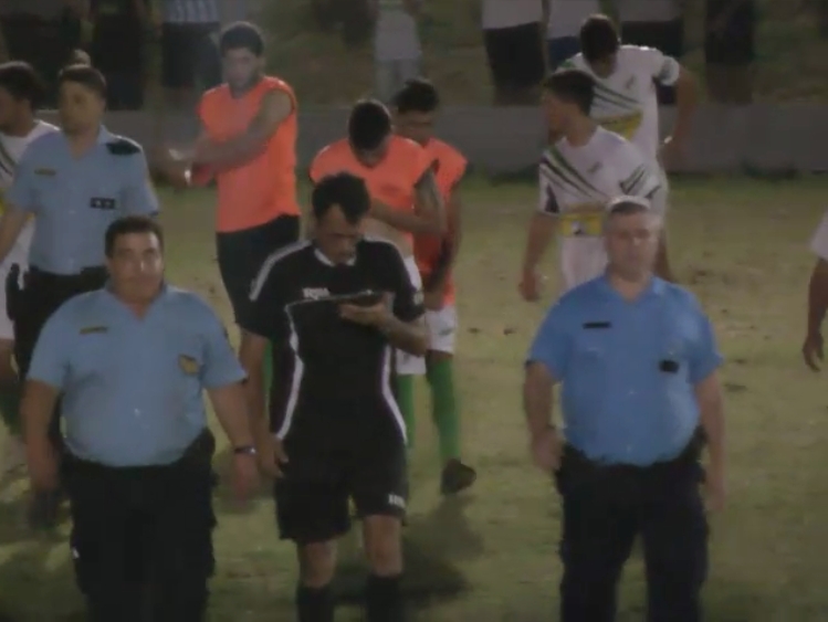 Incidentes en la cancha