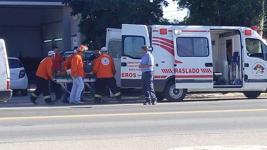 Choque entre un automóvil y una motocicleta en ruta 9 y Jujuy
