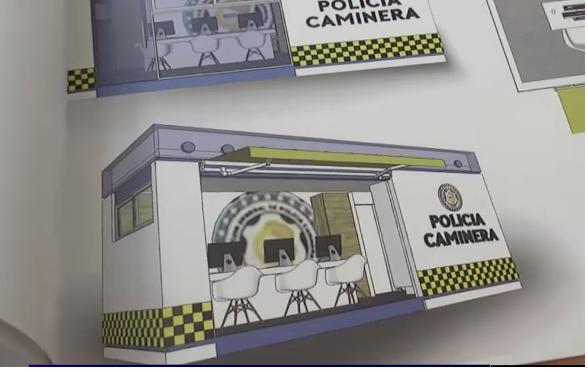 Oficinas móviles para la Policía Caminera