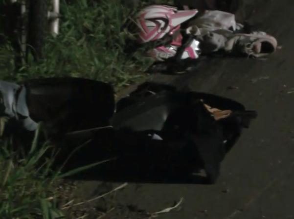 Un automóvil embistió a dos motocicletas en autopista a la altura de Marcos Juárez