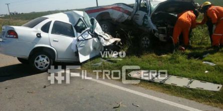 En un choque en Alicia, fallecieron una abuela, su hija y su nieto