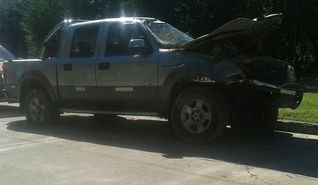 Vuelco en solitario en autopista a la altura de Leones