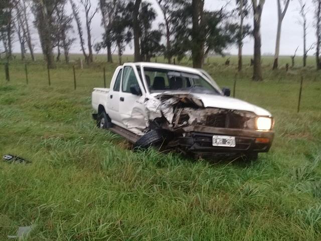 Choque en cadena en ruta 9 entre las localidades de Marcos Juárez y Leones