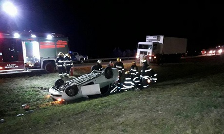 Vuelco en solitario con desenlace fatal.