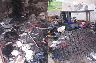 Leones, incendio en una habitación de una vivienda con tres menores solos