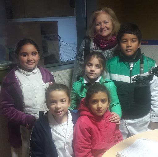 En el Día del Periodista recibimos la visita de alumnos de la escuela Mariano Moreno