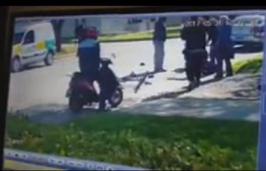 Monte Buey, un niño de nueve años salió en bicicleta desde la vereda de su casa y fue embestido por una camioneta