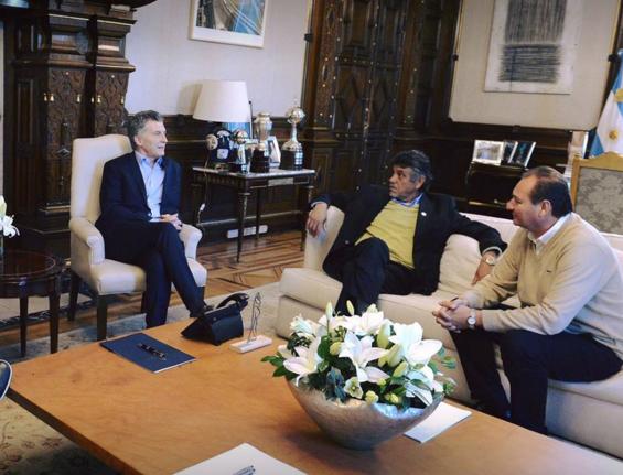 El intendente Pedro Dellarossa estuvo reunido con Mauricio Macri en la Casa de Gobierno