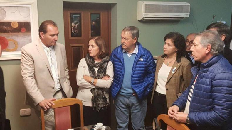 El Gobernador Schiaretti y el vice Llaryora estuvieron en la Ciudad para apertura de sobres de licitación para culminación de la circunvalación oeste y firma de acta inicio de ruta 12 Marcos Juárez- Saira