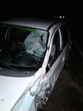 Choque frontal entre una motocicleta y un remis en ruta 9 con una persona de Marcos Juárez fallecida