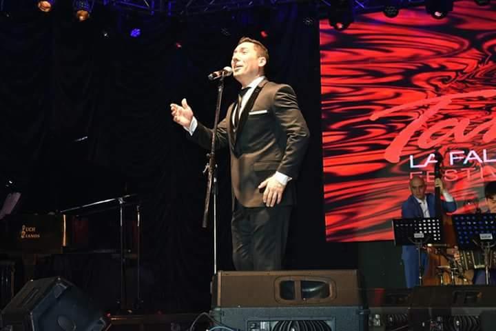 Ariel Ardit cerró la primera noche del Festival de Tango de La Falda