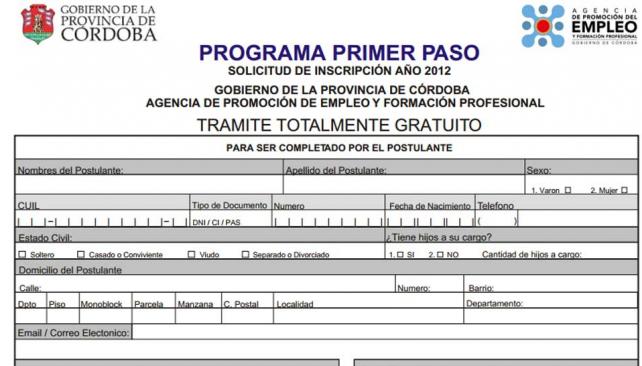 Donde se receptan los formularios del PPP