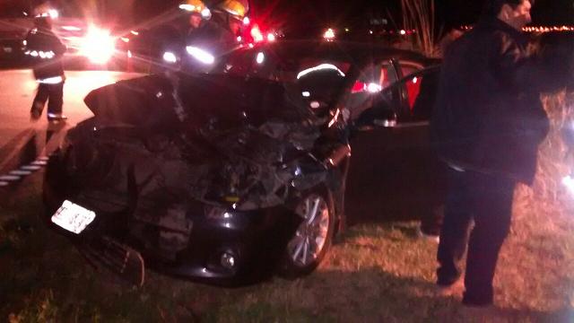 Accidente en autopista a la altura de General Roca que involucra al intendente de Isla Verde