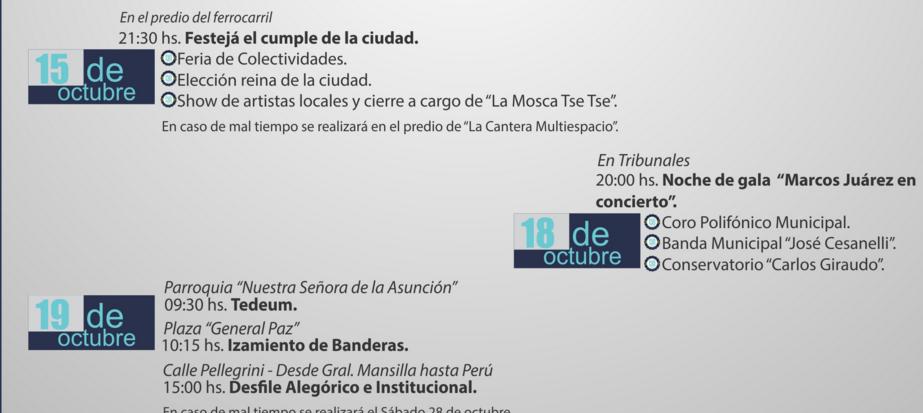 La Mosca estará presente en los festejos por los 130 años de la Ciudad