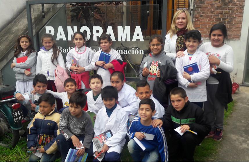 Vista de alumnos del tercer grado de la escuela Zambruno