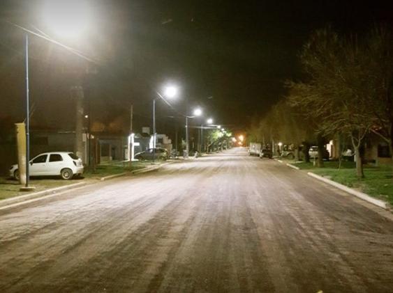 Luminarias led para calle Zeballos