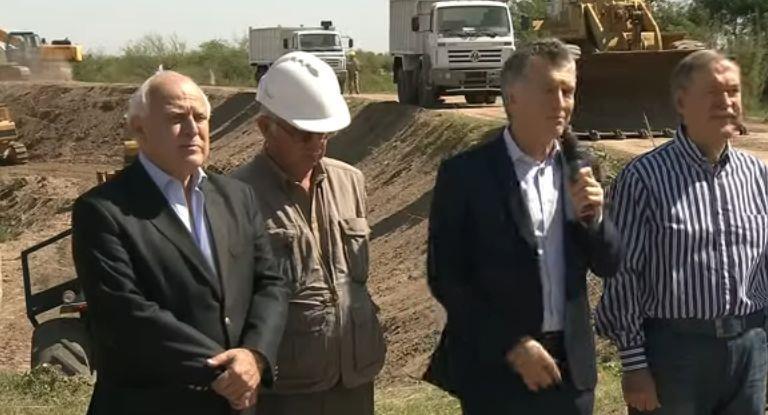 La palabra del presidente Mauricio Macri en la presentación formal del inicio de obra del canal San Antonio en Tortugas