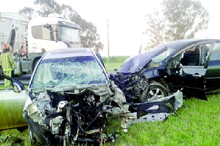 Los Cisnes: Múltiple choque en ruta 8 con cinco vehículos involucrados y una persona fallecida