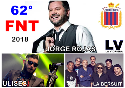 Espectáculos confirmados para la 62° Fiesta Nacional del Trigo 2018