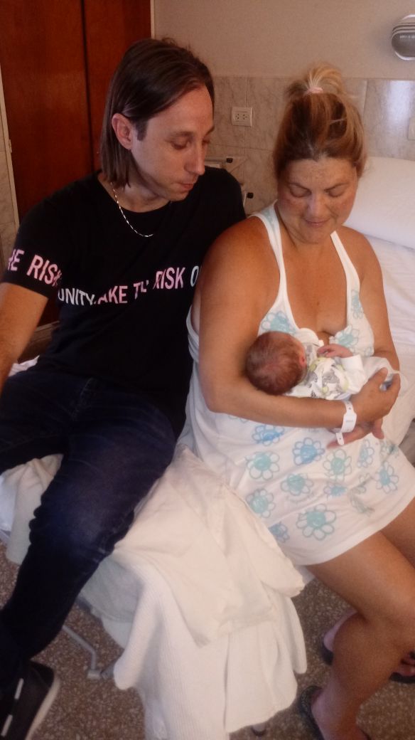 Gaspar es el primer bebé del año nacido en el Hospital Abel Ayerza