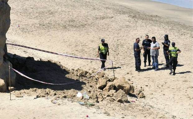 Tragedia en Mar del Plata: murió una niña por el derrumbe de un acantilado