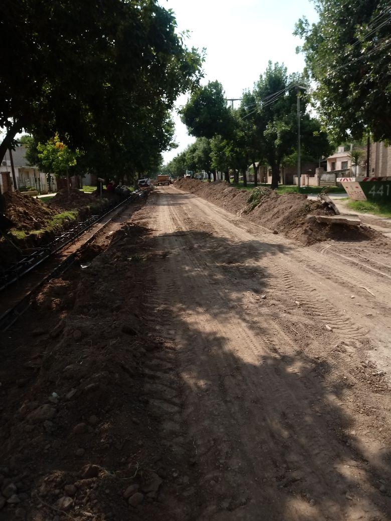 Inicio de obras en calle Ceballos desde General Paz hacia Rafael Núñez