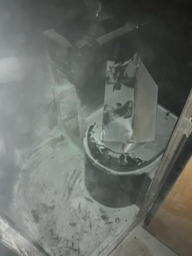 Leones: Principio de incendio en el baño de un colectivo de la firma Urquiza